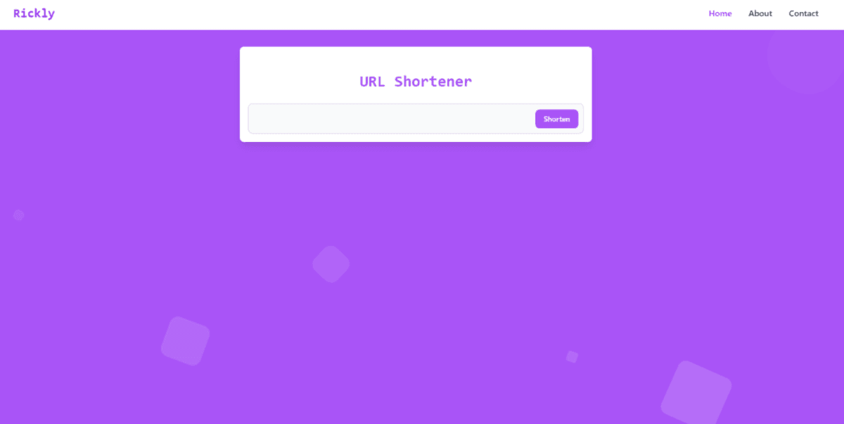 Rickly URL Shortener